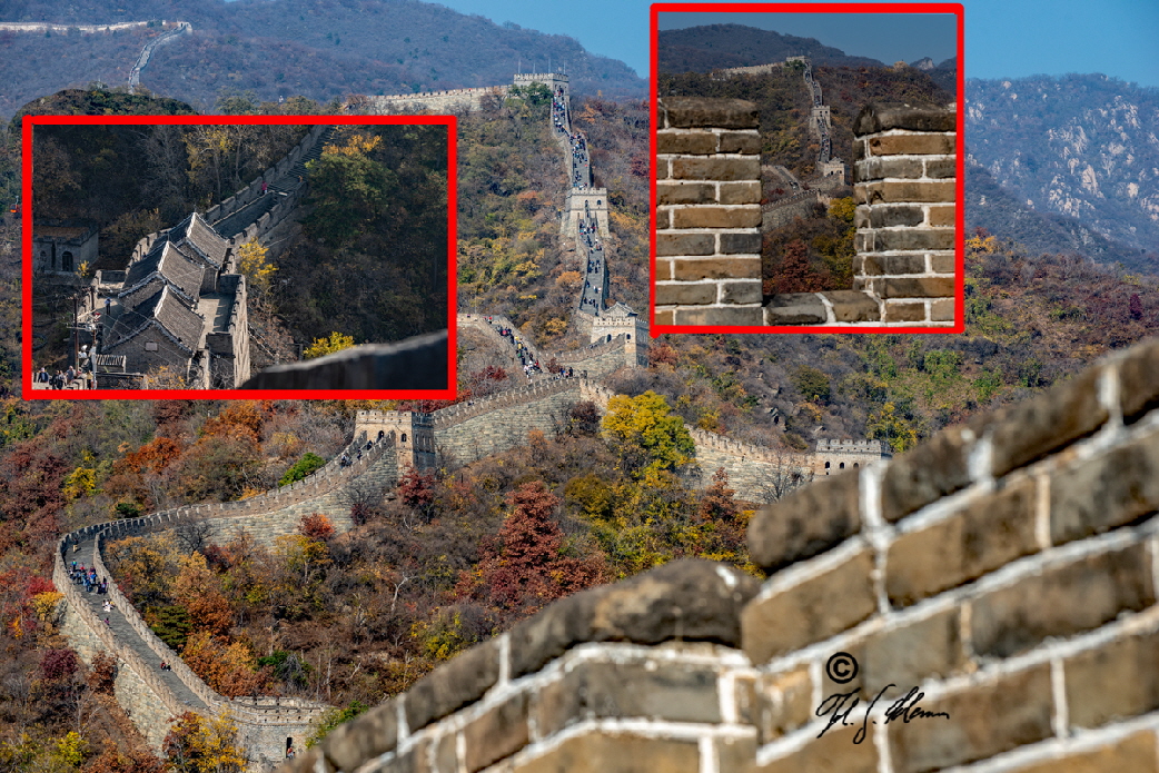 Die Chinesische Mauer (umgangssprachlich im Chinesischen meist einfach Groe Mauer, besser "Lange Mauer" genannt), ist ein System historischer Grenzbefestigungen, bestehend aus zeitlich und geografisch verschiedenen Schutzmauern, welche die nomadischen Reitervlker aus dem Norden des chinesischen Kaiserreichs fernhalten und die Bevlkerung vor Raubberfllen und Angriffen schtzen sollte.