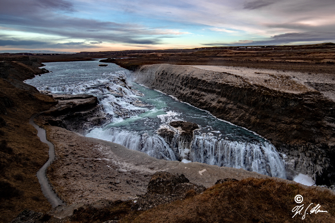 Gullfoss "Goldener Wasserfall"