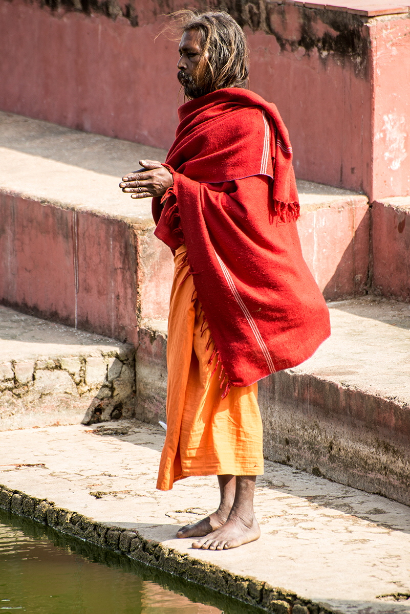 Betender in Lumbini