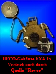 Heco Gehäuse für Exa 1a (ca. 1966) Heco Gehäuse für Exa 1a (ca. 1966)